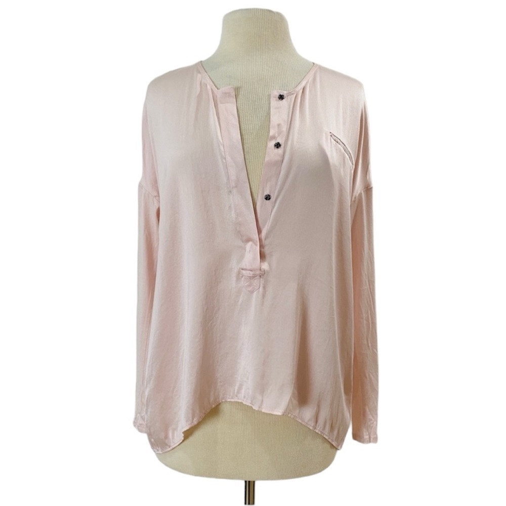 Go by Go Silk light pink blouse NEW - Picture 2 of 8